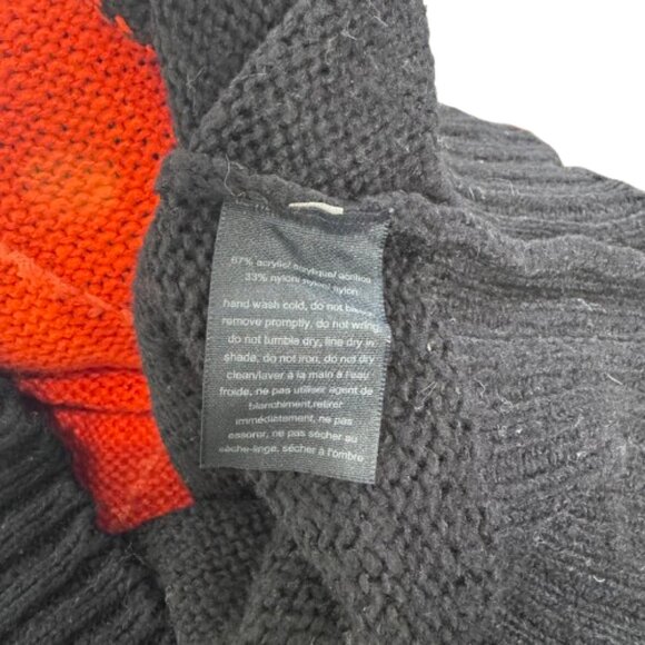 Tommy Hilfiger Navy Red Argyle British Heritage Cozy Holiday Turtleneck (Size L) - Picture 13 of 16